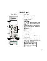 Preview for 14 page of Panasonic NNT573 Cookery Book & Operating Instructions