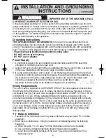 Preview for 6 page of Panasonic NNT644 - MICROWAVE -1.2 CU.FT Operating Instructions Manual