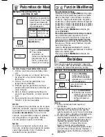 Preview for 44 page of Panasonic NNT644 - MICROWAVE -1.2 CU.FT Operating Instructions Manual