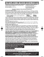 Preview for 57 page of Panasonic NNT644 - MICROWAVE -1.2 CU.FT Operating Instructions Manual