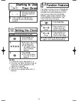 Предварительный просмотр 12 страницы Panasonic NNT675 - MICROWAVE - 1.2CUFT Operating Instructions Manual