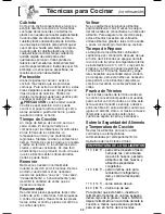 Предварительный просмотр 55 страницы Panasonic NNT675 - MICROWAVE - 1.2CUFT Operating Instructions Manual