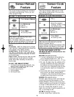 Preview for 18 page of Panasonic NNT694 - MICROWAVE - 1.2 CU.FT Operating Instructions Manual