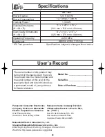 Preview for 30 page of Panasonic NNT694 - MICROWAVE - 1.2 CU.FT Operating Instructions Manual