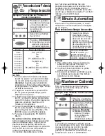 Preview for 44 page of Panasonic NNT694 - MICROWAVE - 1.2 CU.FT Operating Instructions Manual