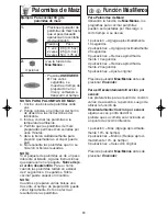 Preview for 45 page of Panasonic NNT694 - MICROWAVE - 1.2 CU.FT Operating Instructions Manual