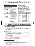 Preview for 46 page of Panasonic NNT694 - MICROWAVE - 1.2 CU.FT Operating Instructions Manual