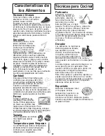 Preview for 54 page of Panasonic NNT694 - MICROWAVE - 1.2 CU.FT Operating Instructions Manual