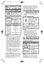 Предварительный просмотр 14 страницы Panasonic NNT965 - MICROWAVE Operating Instructions Manual