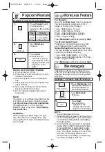 Предварительный просмотр 15 страницы Panasonic NNT965 - MICROWAVE Operating Instructions Manual