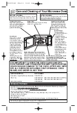 Предварительный просмотр 26 страницы Panasonic NNT965 - MICROWAVE Operating Instructions Manual