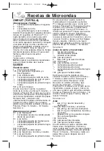 Предварительный просмотр 50 страницы Panasonic NNT965 - MICROWAVE Operating Instructions Manual