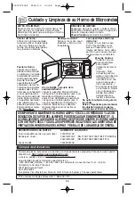 Предварительный просмотр 56 страницы Panasonic NNT965 - MICROWAVE Operating Instructions Manual