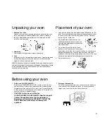 Preview for 4 page of Panasonic NNV453 Cookery Book & Operating Instructions