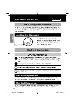 Preview for 36 page of Panasonic NP-6F1MLQ Operating And Installation Instructions