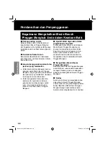 Preview for 66 page of Panasonic NP-6F1MLQ Operating And Installation Instructions