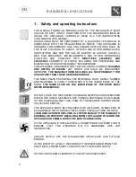 Preview for 4 page of Panasonic NP-B6M1 Operating Instructions & Installation Instructions