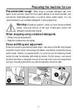 Preview for 17 page of Panasonic NP-B6M2FTNZ Operating Instructions & Installation Instructions