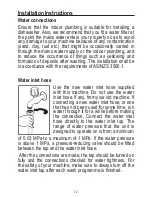 Preview for 12 page of Panasonic NP-B6V2FTNZ Operating Instructions & Installation Instructions