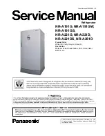 Panasonic NR-A191G Service Manual предпросмотр