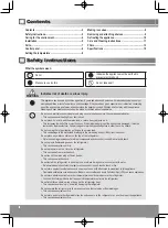 Preview for 2 page of Panasonic NR-AD20AB1 Operating Instructions Manual