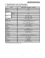 Preview for 3 page of Panasonic NR-AH181MS1N Service Manual