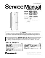 Panasonic NR-B29SG2 Service Manual preview