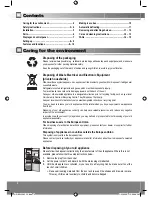 Предварительный просмотр 2 страницы Panasonic NR-B30F G 1 Operating Instructions Manual