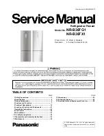 Предварительный просмотр 1 страницы Panasonic NR-B30FG1 Service Manual