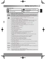 Предварительный просмотр 3 страницы Panasonic NR-B32F E 2 Operating Instructions Manual