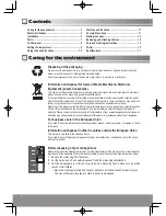 Preview for 2 page of Panasonic NR-B32FW2 Operating Instructions Manual