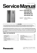 Preview for 1 page of Panasonic NR-B32FX3 Service Manual