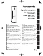 Предварительный просмотр 1 страницы Panasonic NR-B32SG1 Operating Instructions Manual