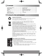 Предварительный просмотр 2 страницы Panasonic NR-B32SG1 Operating Instructions Manual