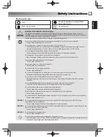 Предварительный просмотр 3 страницы Panasonic NR-B32SG1 Operating Instructions Manual