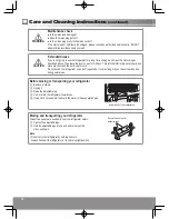 Предварительный просмотр 16 страницы Panasonic NR-B32SW2 Operating Instructions Manual