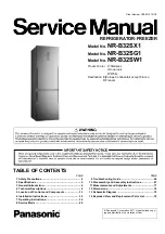 Preview for 1 page of Panasonic NR-B32SX1 Service Manual