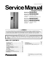 Предварительный просмотр 1 страницы Panasonic NR-B53V2 Service Manual