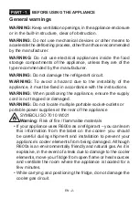 Preview for 3 page of Panasonic NR-BC532VSAE Operating Instructions Manual