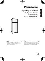 Preview for 1 page of Panasonic NR-BD23AB1 Operating Instructions Manual