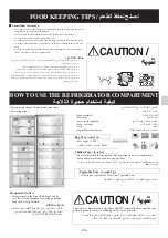 Предварительный просмотр 13 страницы Panasonic NR-BE647AS Operating Instructions Manual