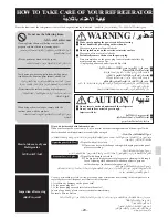 Preview for 20 page of Panasonic NR-BE647ASAE Operating Instructions Manual