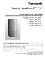 Panasonic NR-BE755AS Operating Instructions Manual preview