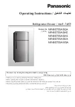 Предварительный просмотр 1 страницы Panasonic NR-BE755ASQA Operating Instructions Manual