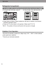 Предварительный просмотр 12 страницы Panasonic NR-BG311 Operating Instructions Manual