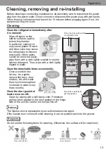 Предварительный просмотр 13 страницы Panasonic NR-BG311 Operating Instructions Manual