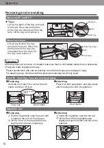 Предварительный просмотр 14 страницы Panasonic NR-BG311 Operating Instructions Manual