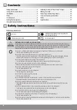 Предварительный просмотр 2 страницы Panasonic NR-BN31AX1 Operating Instructions Manual