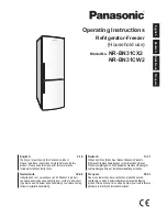 Предварительный просмотр 1 страницы Panasonic NR-BN31CW2 Operating Instructions Manual