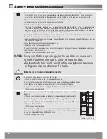 Предварительный просмотр 4 страницы Panasonic NR-BN31CW2 Operating Instructions Manual